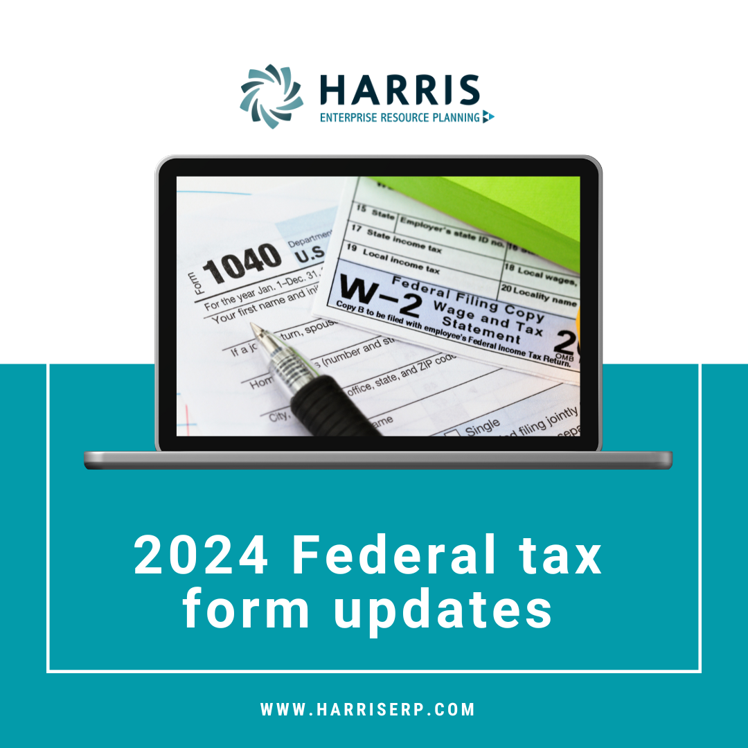 2024 Federal tax form updates